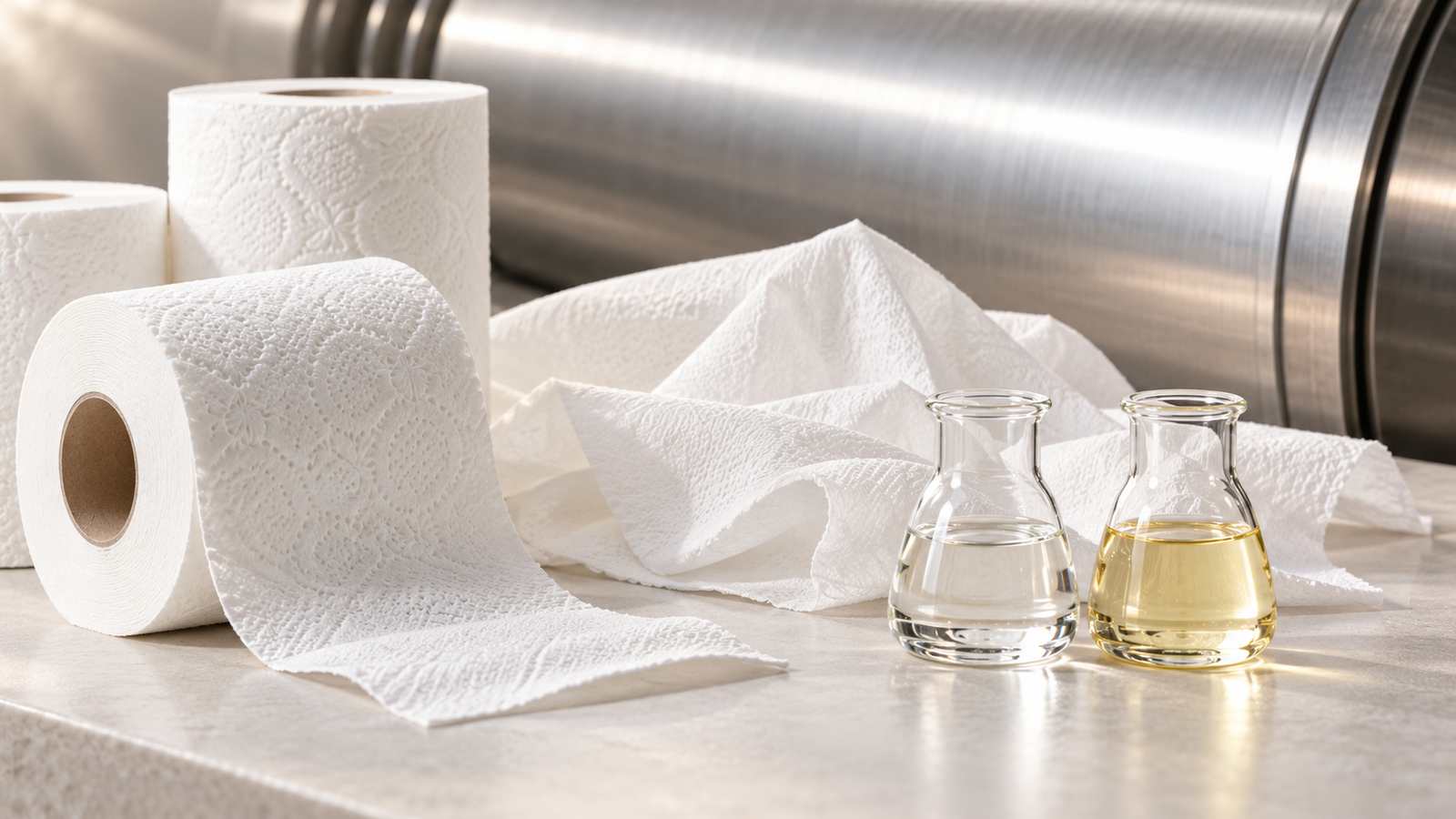 Dryer cylinder chemical sample bottle